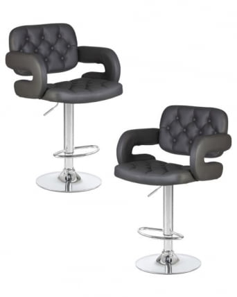 Стул барный ДОБРИН ТИЕСТО (серый) 2 шт / DOBRIN TIESTO_0