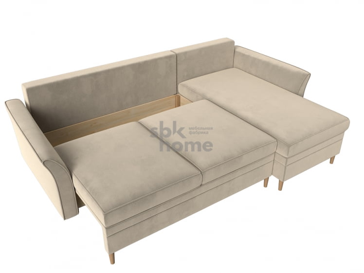 Диван София угловой правый  (1500*2250*900) Бежевый, 31593_2