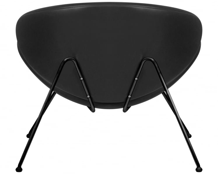 Кресло дизайнерское DOBRIN EMILY (черный винил YP16, черное основания)_4