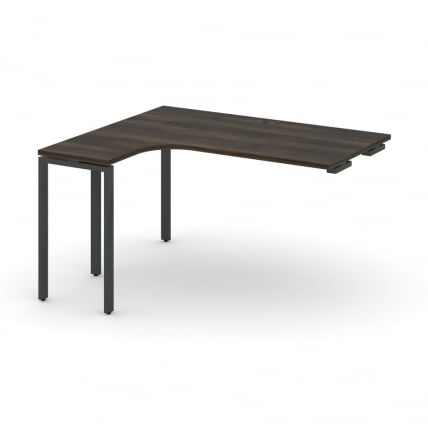 Стол-приставка к опорной тумбе/шкафу (левый) CONCEPT CN.OSAPR-006(L) Дуб Мали Антрацит_0