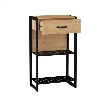 Тумба Техно ЛД 678.300.000 Дуб Золотой Черный_1