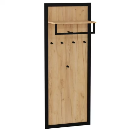 Вешалка Техно ЛД 678.340.000 Дуб Золотой Черный_0