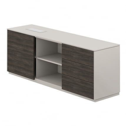 Тумба опорная 1700 правая Atlas NZ-0221.GS.BT.R Серый камень Бренсон Трюфель_0