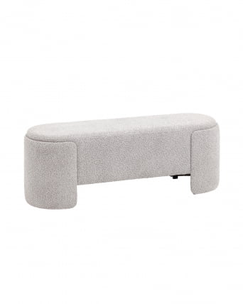 Банкетка Taks букле Светло-серый_0