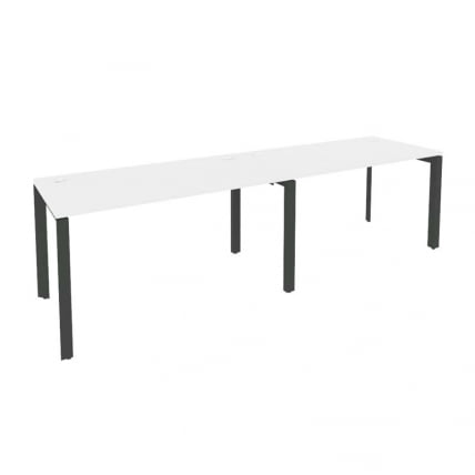 Рабочая станция на П-образном м/к ONIX O.MP-RS-2.3.7 Белый Бриллиант/Антрацит_0