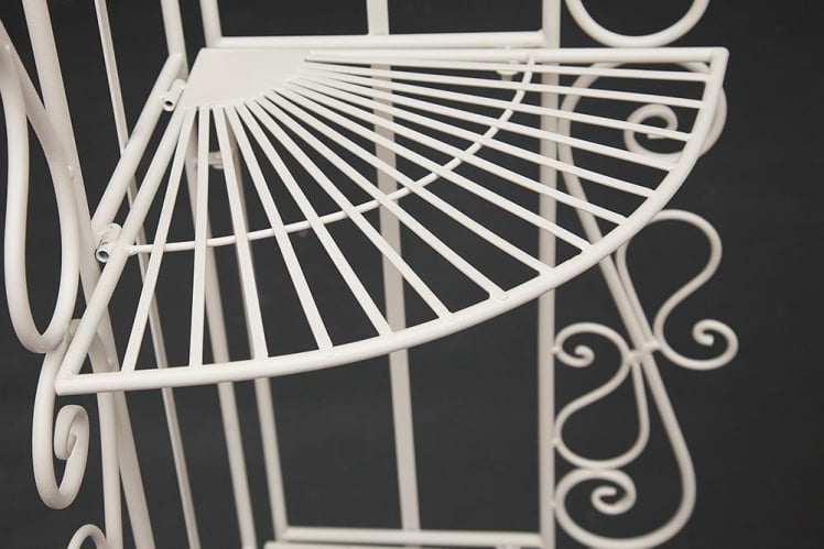 Этажерка угловая Secret De Maison 001 стальной сплав, 50х35х160см, butter white_3