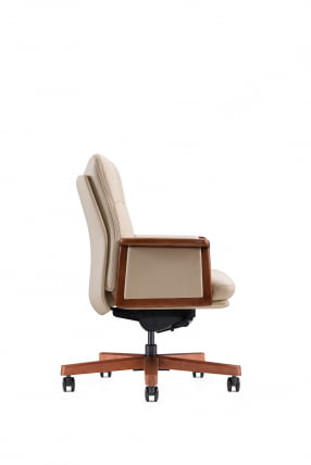 Кресло руководителя Вивальди ЛБ / Вивалди ЛБ Б 2262 иворй / LB Vivaldi LB B ivory_2