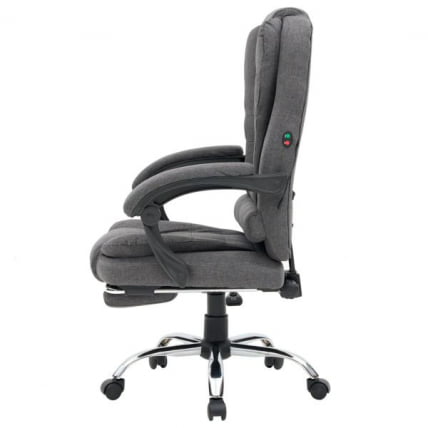 Кресло офисное с функцией вибромассажа CРОМЕКС (КРОМЕКС) Чилл МС-005 ткань серое / CROMEX Chill MS-005_4