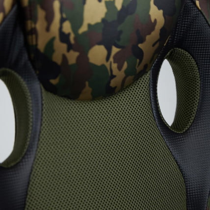 Кресло RACER GT MILITARY кож/зам/ткань, хаки/хаки, TW 28_14