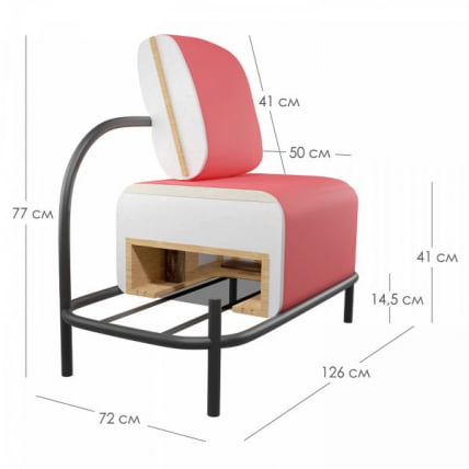 Диван Gawaii Д Dark grey_6