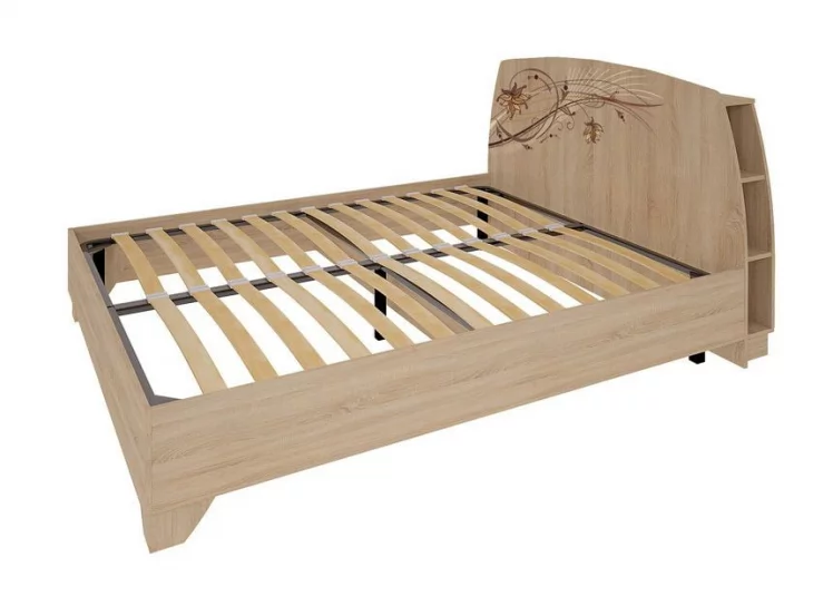 Кровать Виктория-1 1600 Дуб Сонома_0