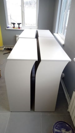 Стойка прямая 1400 Riva А.РС-3 Серый_2