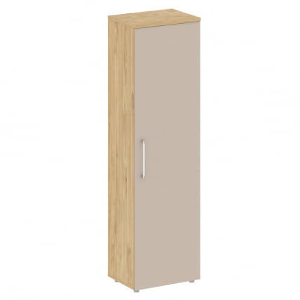 Гардероб узкий левый SHIFT SK.GB-1 (L) Тиквуд Темный/Капучино_0