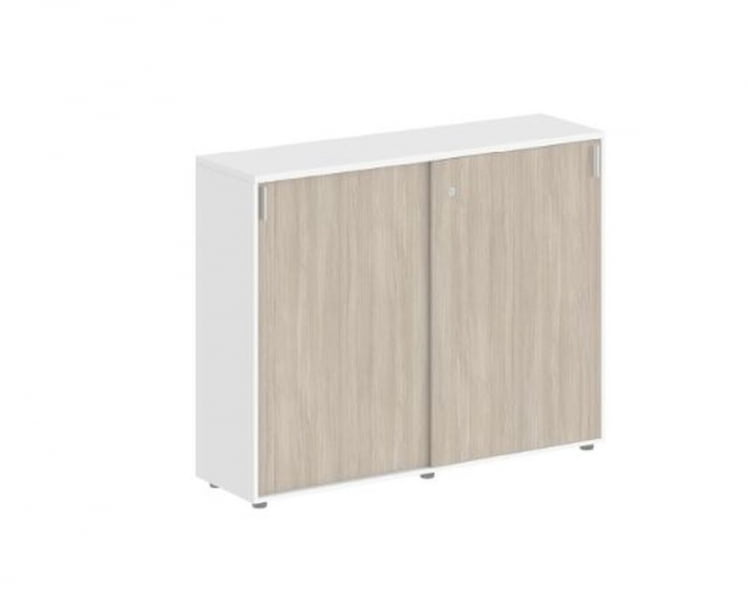 Шкаф-купе средний с замком Sigma SG.711.WH.OD Белый Дуб темный_0