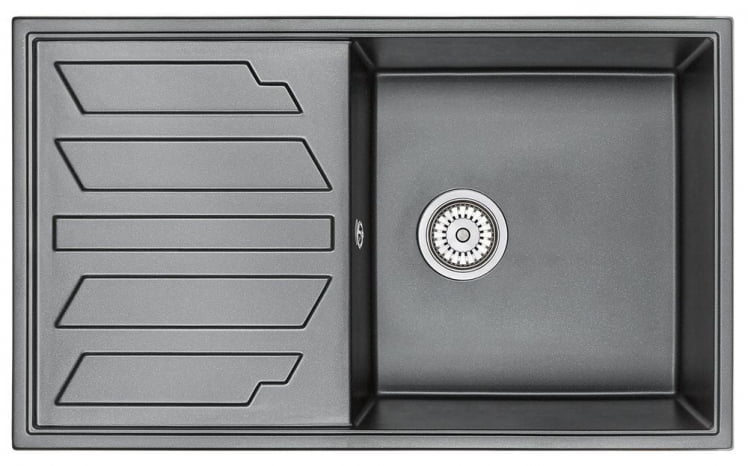 Кухонная мойка GRANULA 8601 Шварц_0