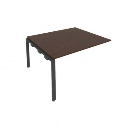 Проходной наборный элемент переговорного стола Metal System Б.ППРГ-3 Венге/Антрацит_0