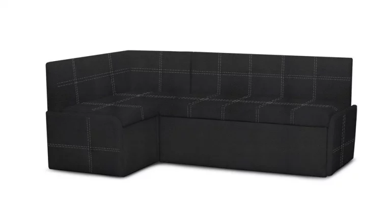 Кухонный уголок Вена иск.кожа Teos Black_0