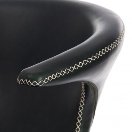 Стул барный FLAIR BAR (mod. 9018) экокожа/металл, 60 х 56 х 106 см , зеленый 14/черный_6