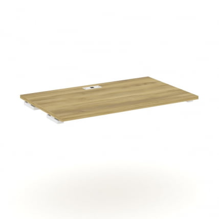 Стол-приставка к двум опорным тумбам/шкафам CONCEPT CN.OSPR-006 Дуб Винченцо Белый_0