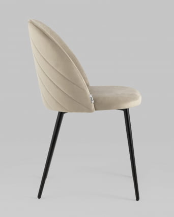 Стул Фолио велюр Бежевый_2