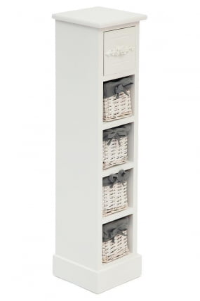 Тумба с 4 корзинами и ящиком Secret De Maison FLORAL 5 ( mod. HX16-002NS ) Слоновая кость_0