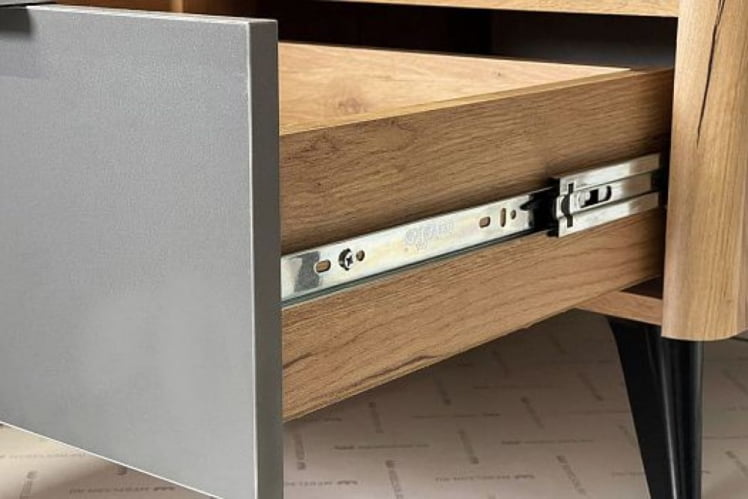 Тумба прикроватная Адам MSA-01 дуб крафт золотой/графит_5