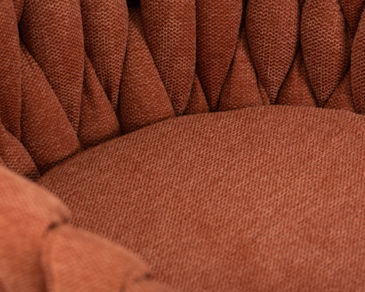 Стул обеденный DOBRIN MATILDA Оранжевая ткань LAR 275-27_9