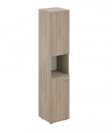 Шкаф высокий с нишей левый Sigma SG.846.OD.OD.OD.L Дуб темный_0