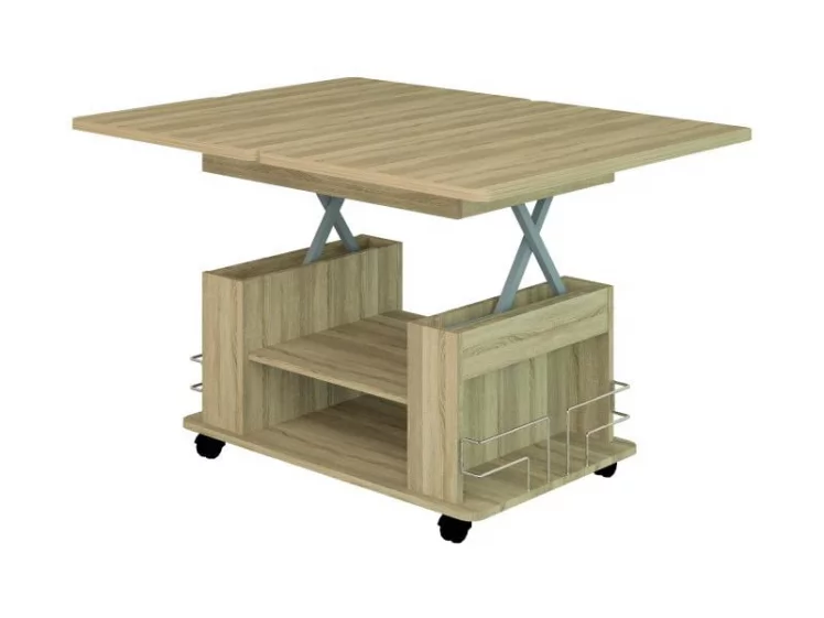 Журнальный стол-трансформер Агат 23 Дуб Сонома_1