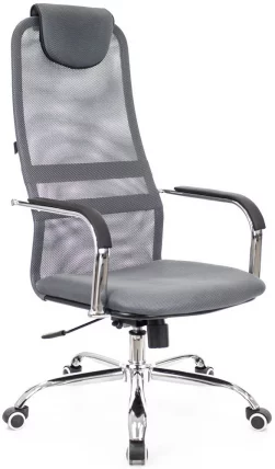 Кресло руководителя EP 708 TM сетка Серый_0