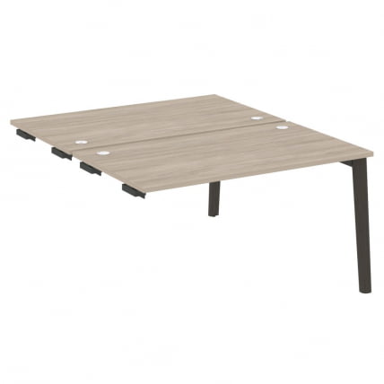 Стол-приставка двойной к опорным элементам ONIX WOOD OW.D.SPR-3.8 Дуб Аттик/Темный_0