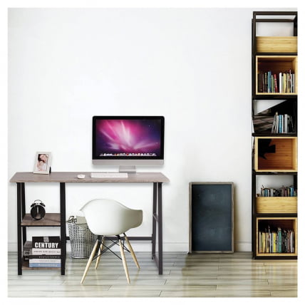 Стол на металлокаркасе BRABIX LOFT CD-006 Мореный дуб_11