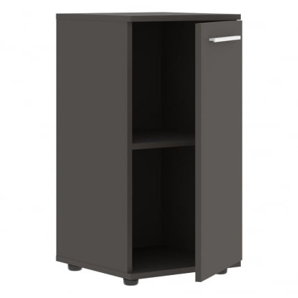 Шкаф колонка с глухой малой дверью ЕДИС ЕЛCС 42.1 Мокко Белый Мокко / EDIS ELCS_1