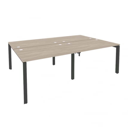 Рабочая станция на П-образном м/к ONIX O.MP-D.RS-4.2.8 Дуб Аттик/Антрацит_0