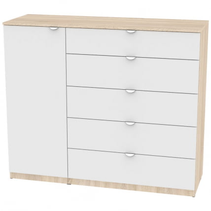 Комод Калисто(K40)1147х1352х468ручкаторцеваяTR-2(ДСС-Белый)_0