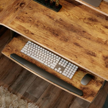 Стол для компьютера угловой (левый) c электрической регулировкой по высоте EUREKA ERK-L60L-RB_9