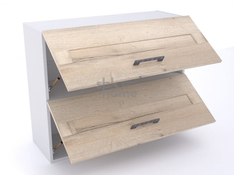 Шкаф Ш-90г, Дублин (900*320*720) Дуб галифакс белый, 21649 _1