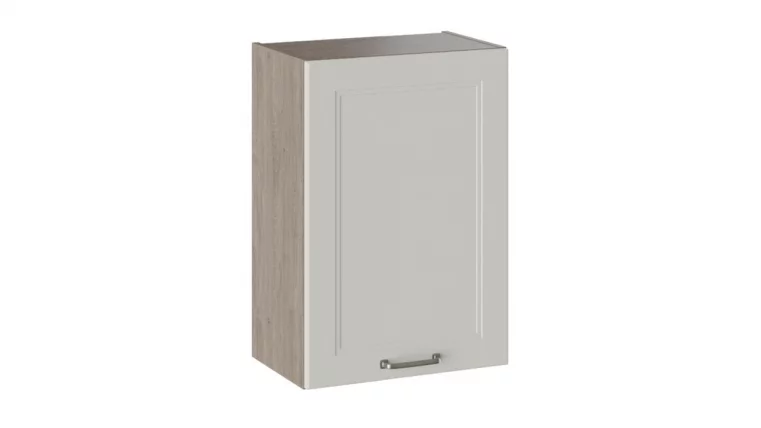 Шкаф навесной Одри В_72-50_1ДР Дуб Сонома трюфель/Бежевый шелк_0