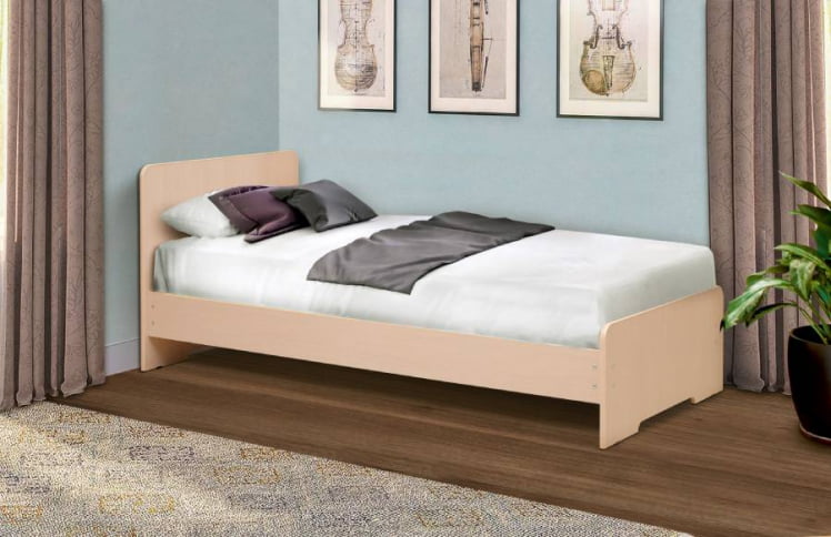 Кровать на уголках №5 800*1900 Итальянский орех_0