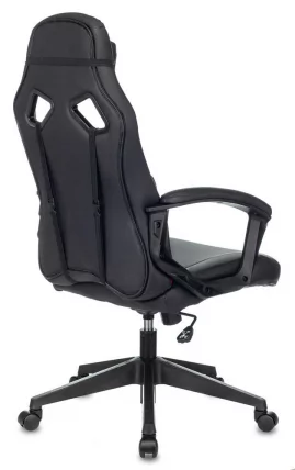 Геймерское кресло Бюрократ ZOMBIE DRIVER Черный-красный_3