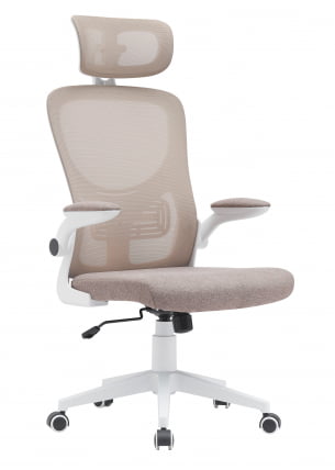 Кресло офисное TopChairs Airone бежевый ткань_0