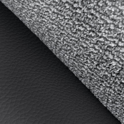 Кресло лаунж Cosmo велюр/букле/экокожа, VT shape silver/графит_11