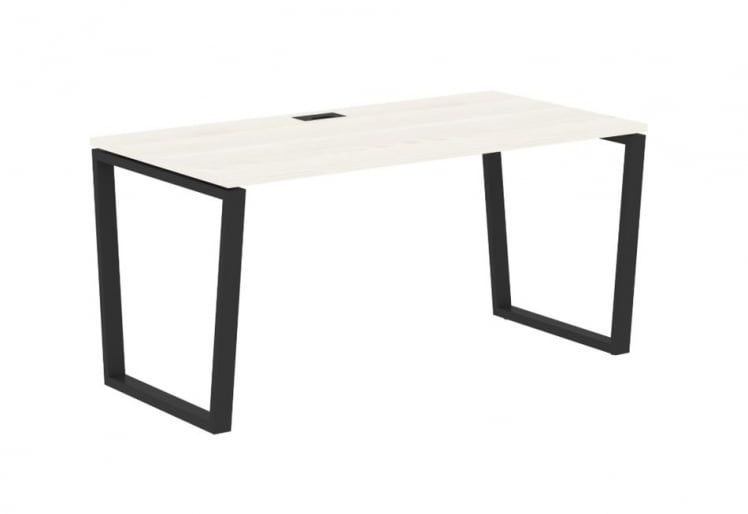 Стол письменный EDIS EVST 1580 Ясень Траун Черный_0