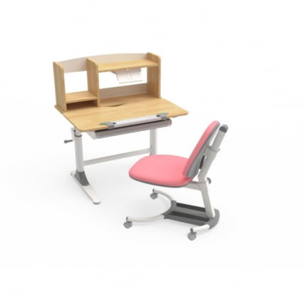Стол письменный детский с регулировкой высоты и полками EUREKA ECD-XYL-80_8