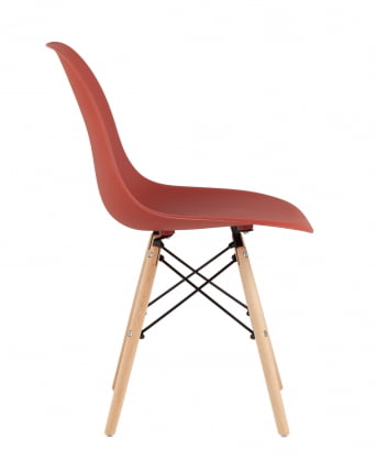 Стул Еамес Стйле ДСВ терракотовый (разборный каркас) / Eames Style DSW_2