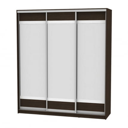 Шкаф-купе B-220х200х60-2(Венге-D10D10D10)_0