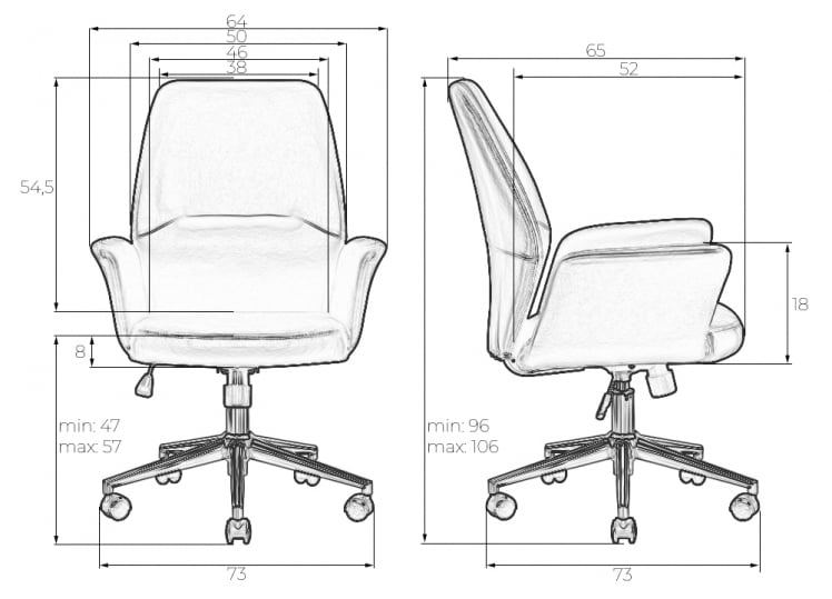 Офисное кресло для руководителей ДОБРИН САМУЕЛ (серый) / DOBRIN SAMUEL_7