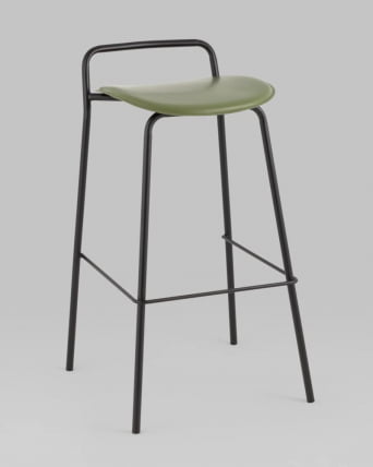 Стул барный Mantis экокожа зеленый_0
