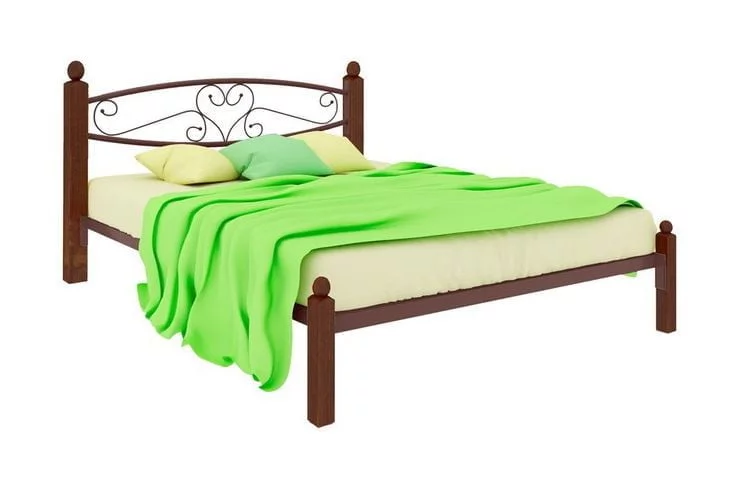 Кровать Каролина Lux 1400х1900 Медная_0