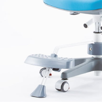 Кресло с подставкой для ног Duo Голубое_7